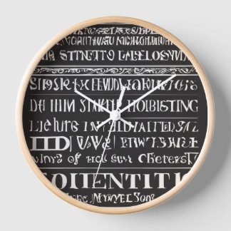 Spel uw ABC Design wandklok