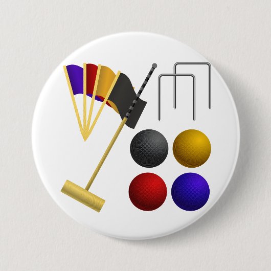 Spel van Croquet Button (Voorkant)