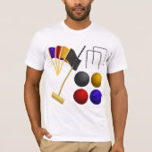 Spel van Croquet Mannen T-shirt (Voorkant)