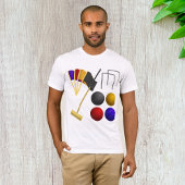 Spel van Croquet Mannen T-shirt