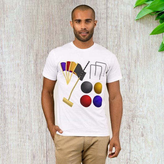 Spel van Croquet Mannen T-shirt