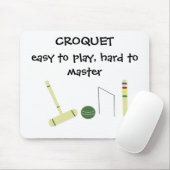 Spel van Croquet Muismat (Met muis)
