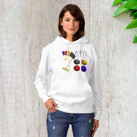 Spel van Croquet Vrouwen Hoodie