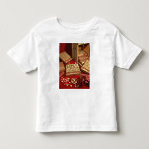 Spel van Dauphin lotto, uitgevonden door Louis XIV Kinder Shirts