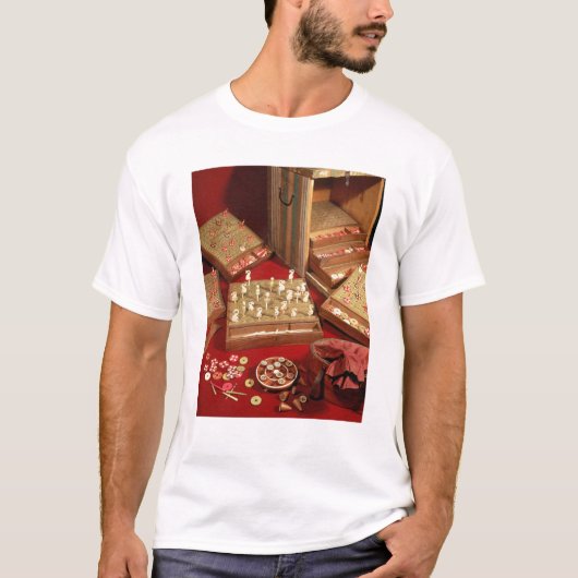 Spel van Dauphin lotto, uitgevonden door Louis XIV T-shirt (Voorkant)