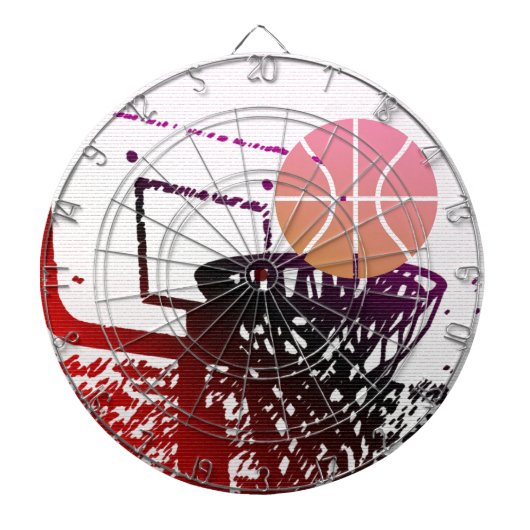 Spel van de Bus van het Basketbal van de Bal van Dartbord (Voorkant)