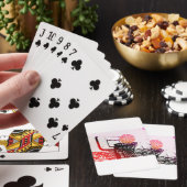 Spel van de Bus van het Basketbal van de Bal van Pokerkaarten (Insitu)