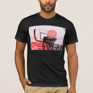 Spel van de Bus van het Basketbal van de Bal van T-shirt