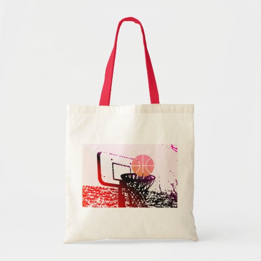 Spel van de Bus van het Basketbal van de Bal van Tote Bag (Voorkant)