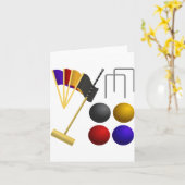 Spel van de Kaarten van de Nota van het Croquet (Gele Bloem)
