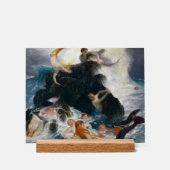 Spel van de Nereides, 1886 door Arnold Bocklin Acryl Bord (Voorkant)