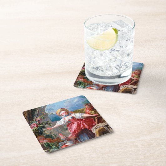 Spel van Label, Fragonard Kartonnen Onderzetters (Insitu)