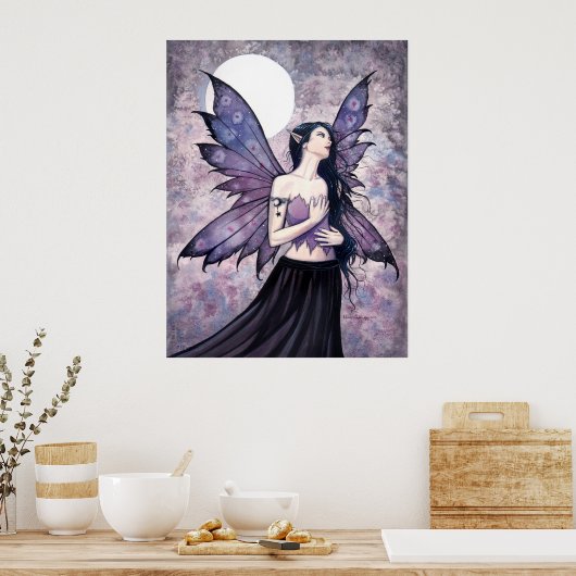 Spel van Poster Night Fairy door Molly Harrison (Keuken)