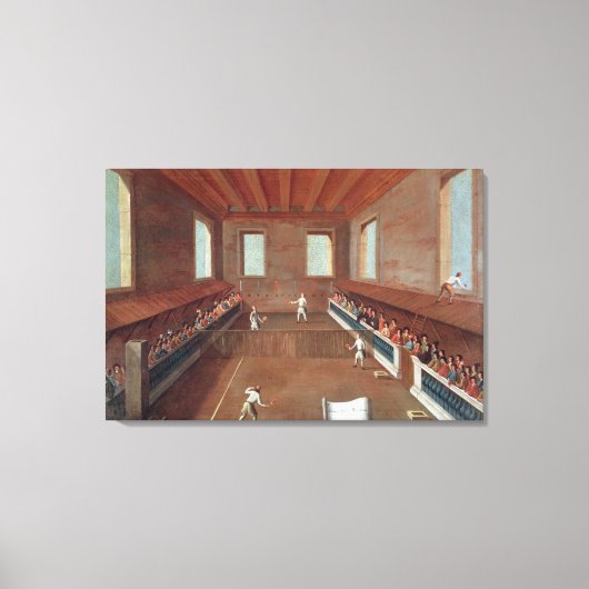 Spel van Racquets Canvas Afdruk (Voorkant)
