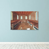 Spel van Racquets Canvas Afdruk (Insitu (Houten vloer))