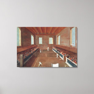 Spel van Racquets Canvas Afdruk