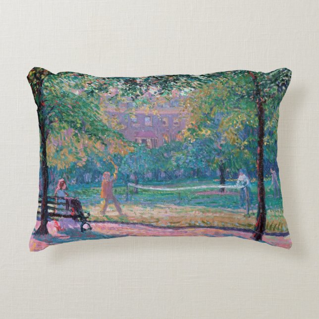 Spel van Tennis Decoratief Kussen (Voorkant)