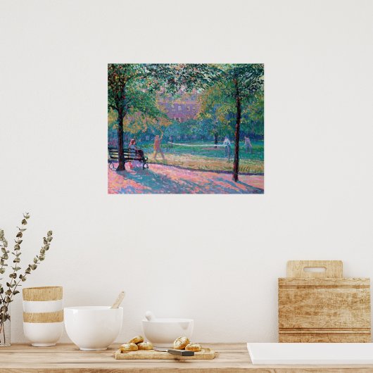 Spel van Tennis Poster (Keuken)