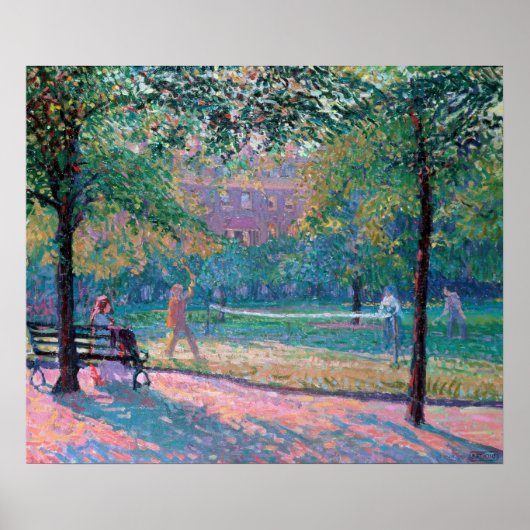 Spel van Tennis Poster (Voorkant)