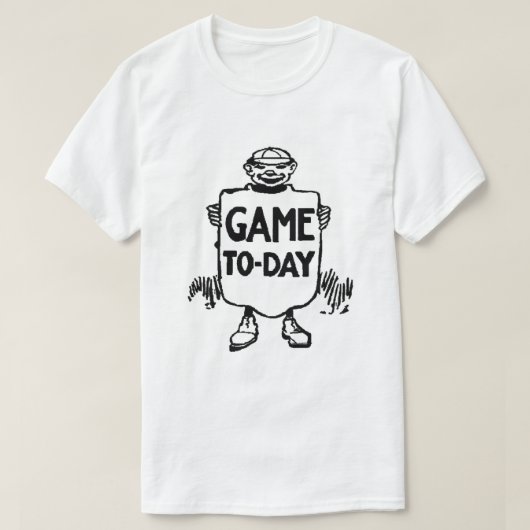 Spel Vandaag T-shirt (Design voorkant)