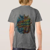 Spel, Verkennen, Ontdekken Tri-Blend Shirt (Achterkant)