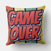 Spel voorbij. kussen (Achterkant)