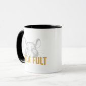 Spela fult t-shirt mok (Voorkant links)