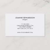 Spelaar met groene waterverf visitekaartje (Achterkant)