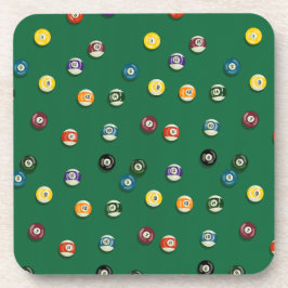 Spelavond Biljarttafel Poolhaai Bier Onderzetter