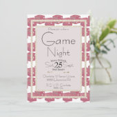 Spelavond Roze Glitter Dobbelstenen Kaart (Staand voorkant)