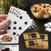 Spelavondgastheer Gitaren Gepersonaliseerd Pokerkaarten (Insitu)