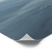 Spelbak op strand poster (Hoek)