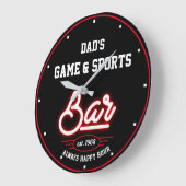 Spelbalk zwart, zwart, zwart, van papa of elke and grote klok (Hoek)