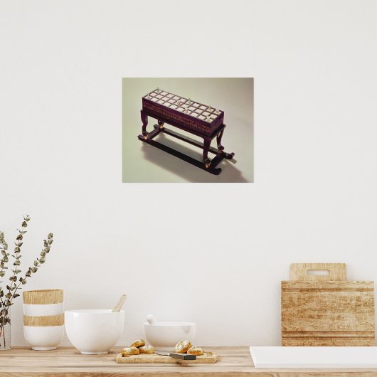 Spelbord van de Tomb van Tutankhamun Poster (Keuken)