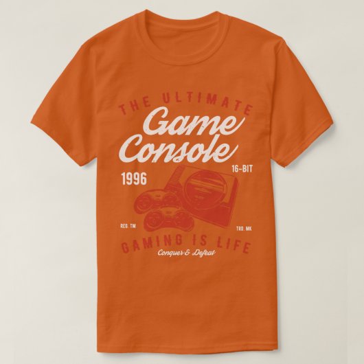 spelconsole t-shirt (Design voorkant)