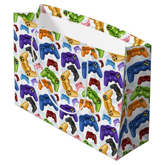 Spelcontrollers Groot Cadeauzakje (Achterkant Gekanteld)