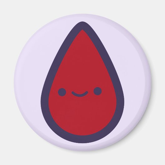 Speld de Periode op de Pad Paarse Party Game Piece Magneet (Voorkant)