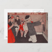 Speld de staart aan de ezel briefkaart (Voorkant / Achterkant)