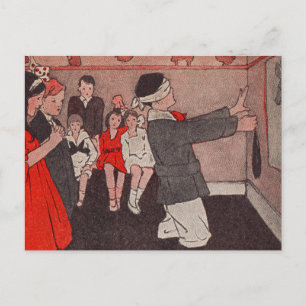 Speld de staart aan de ezel briefkaart