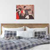 Speld de staart aan de ezel Vintage Kinderen Canvas Afdruk (Insitu (Slaapkamer))