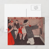 Speld de staart Ezel Vintage Kinderen Briefkaart (Voorkant / Achterkant)