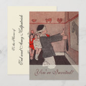 Speld de staart Ezel Vintage Kinderen Kaart (Voorkant / Achterkant)