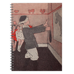 Speld de staart Ezel Vintage Kinderen Notitieboek