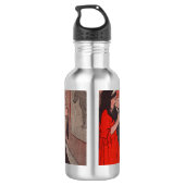Speld de staart Ezel Vintage Kinderen Waterfles (Achterkant)