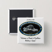 SPELD GAHWNY (alleen vierkant) Vierkante Button 5,1 Cm (Voorkant /achterkant)