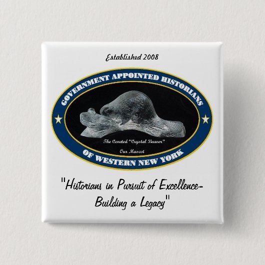 SPELD GAHWNY (alleen vierkant) Vierkante Button 5,1 Cm (Voorkant)