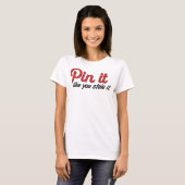 Speld het alsof je het gestolen hebt T-shirt (Voorkant volledig)