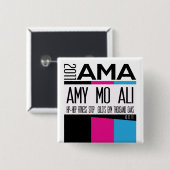 SPELD HHFS AMA 2011 VIERKANTE BUTTON 5,1 CM (Voorkant /achterkant)