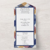 Speld in rood en blauw all in one uitnodiging (Binnen)