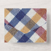 Speld in rood en blauw all in one uitnodiging (Achterkant)